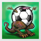 Soccer Beast Window Cling Raamsticker (Vel)