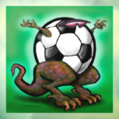 Soccer Beast Window Cling Raamsticker (Vel 3)