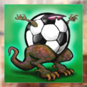 Soccer Beast Window Cling Raamsticker (Vel 2)
