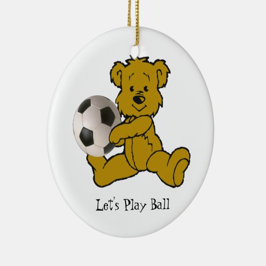 SOCCER BEER-ORNAMENT KERAMISCH ORNAMENT (Rechts)