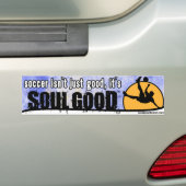 Soccer Bicycle Kick Bumpersticker - Soul Good (Op auto)