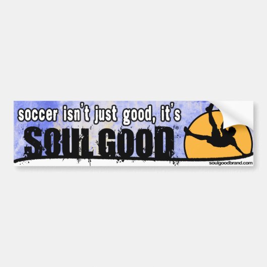 Soccer Bicycle Kick Bumpersticker - Soul Good (Voorkant)
