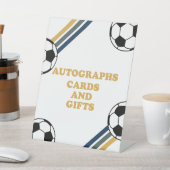 Soccer Birthday Autografen Reclamebord Met Voetstuk (Insitu)