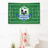 Soccer Birthday banner backdrop  (Insitu)