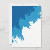 Soccer Birthday boy Invitation Kaart (Achterkant)