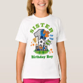 Soccer Birthday Boy Zister First Birthday Shirt (Voorkant)