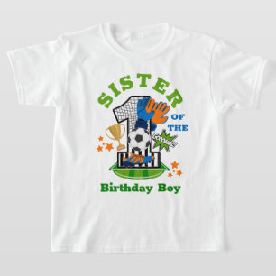 Soccer Birthday Boy Zister First Birthday Shirt
