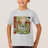 SOCCER - Blond Boy Goalie Tshirts en Gifts (Voorkant)
