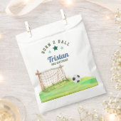 Soccer “Born Two Ball” Second Birthday Bedankzakje (Geknipt)