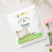 Soccer “Born Two Ball” Second Birthday Bedankzakje (Gezegeld)