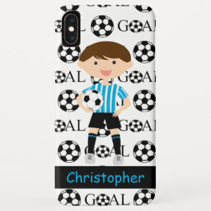  Soccer Boy Goal 1 iPhone XS Max Hoesje