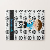  Soccer Boy Goal 1 Legpuzzel (Horizontaal)