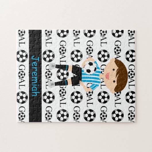 Soccer Boy Goal 1 Legpuzzel (Horizontaal)