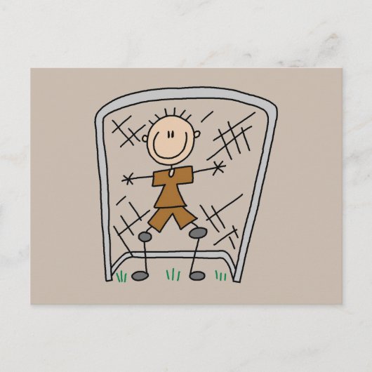 Soccer Boy Goalie Tshirts en Gifts Briefkaart (Voorkant)