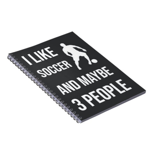 Soccer Boys Cadeaus voor hem Speler voor kinderen  Notitieboek (Rechterzijde)