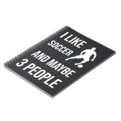 Soccer Boys Cadeaus voor hem Speler voor kinderen  Notitieboek (Linkerzijde)