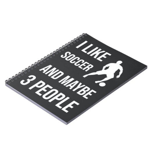 Soccer Boys Cadeaus voor hem Speler voor kinderen  Notitieboek (Linkerzijde)