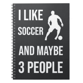 Soccer Boys Cadeaus voor hem Speler voor kinderen  Notitieboek