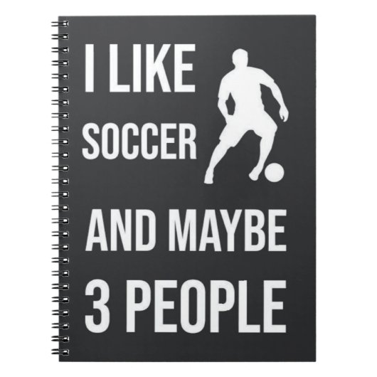 Soccer Boys Cadeaus voor hem Speler voor kinderen  Notitieboek (Voorkant)