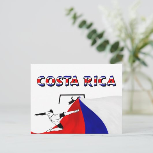 Soccer Briefkaart (Staand voorkant)