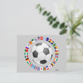 SOCCER BRIEFKAART (Staand voorkant)