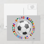 SOCCER BRIEFKAART (Voorkant / Achterkant)