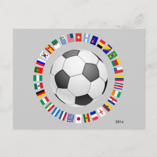 SOCCER BRIEFKAART