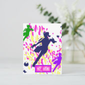 SOCCER BRIEFKAART (Staand voorkant)