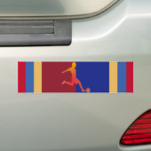 Soccer Bumpersticker (Op auto)
