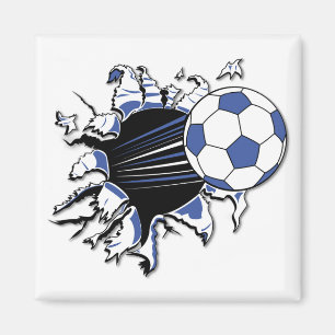 Soccer Burst T-shirts en cadeautjes Magneet