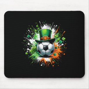 Soccer Byll Leprechaun Pet Irish Shamrock Patricks Muismat