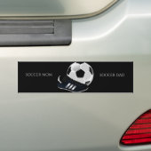 SOCCER Car bumper sticker op maat gemaakt. (Op auto)