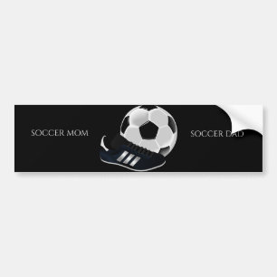 SOCCER Car bumper sticker op maat gemaakt.