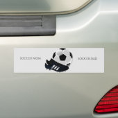 SOCCER Car bumper sticker op maat gemaakt. (Op auto)