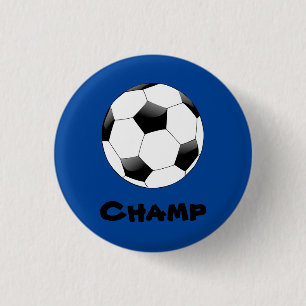 Soccer Champ Badge Ronde Button 3,2 Cm