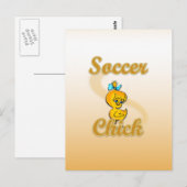 Soccer Chick Briefkaart (Voorkant / Achterkant)