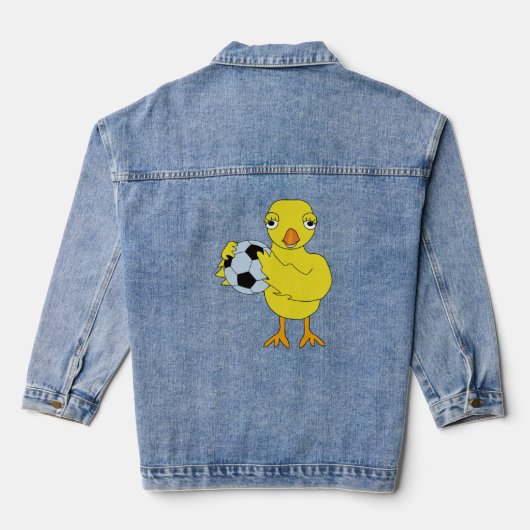 Soccer Chick Denim Jacket (Achterkant)
