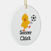 Soccer Chick Ornament (Rechts)
