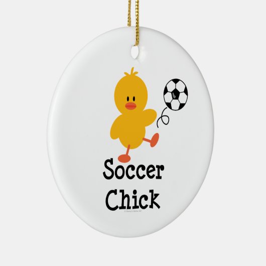 Soccer Chick Ornament (Rechts)