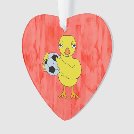 Soccer Chick Ornament (voorkant)