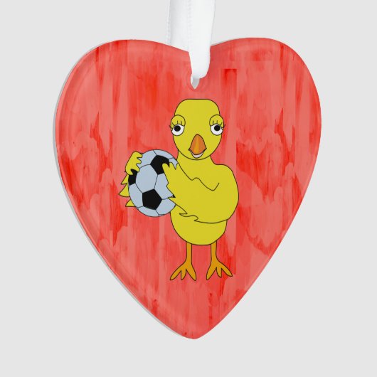 Soccer Chick Ornament (voorkant)