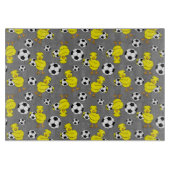 Soccer Chick Pattern Snijplank (Voorkant)