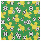 Soccer Chick Pattern Stof (Swatch)