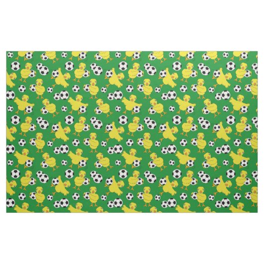 Soccer Chick Pattern Stof (Fat Quarter)
