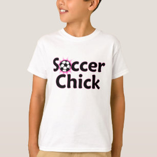 Soccer Chick Player Name/Number Kinder T-Shirt