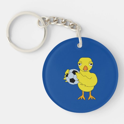 Soccer Chick Sleutelhanger (Voorkant)