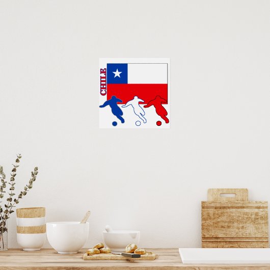 Soccer Chili Poster (Keuken)