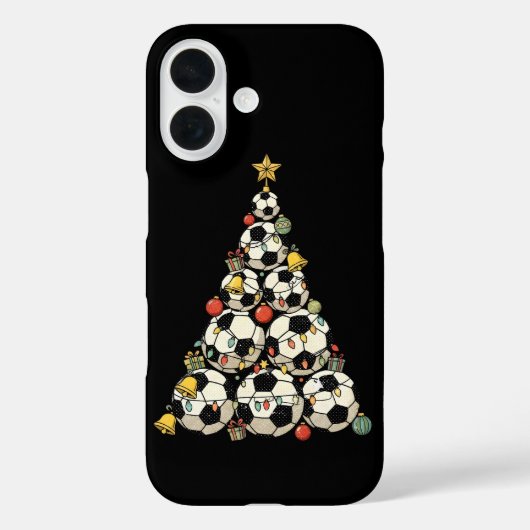 Soccer Christmas Tree Case-Mate iPhone Case (Achterkant)