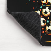 Soccer Christmas Tree Santa Xmas Girls Boys Men Ki Muismat (Hoek)