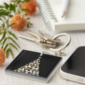 Soccer Christmas Tree Sleutelhanger (Voorkant Rechts)